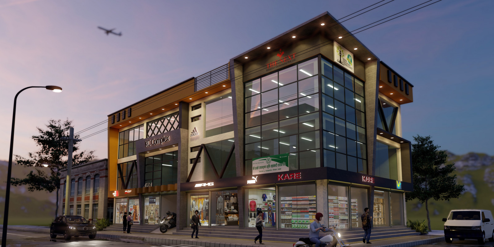 Commercial Building design at Tokha